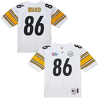 Men's Mitchell & Ness Hines Ward White Pittsburgh Steelers 2005 Authentic Throwback Retired Player Jersey