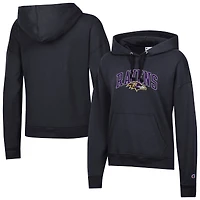 Women's Champion  Black Baltimore Ravens Powerblend Hoodie