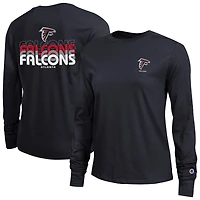 Women's Champion  Black Atlanta Falcons Core Long-Sleeve T-Shirt