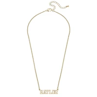 CANVAS Style Baylor Bears 18k Gold-Plated Varsity Word Necklace