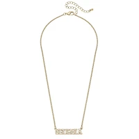CANVAS Style Georgia Bulldogs 18k Gold-Plated Varsity Word Necklace