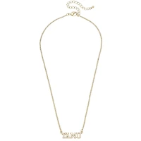 CANVAS Style Texas A&M Aggies 18k Gold-Plated Varsity Word Necklace
