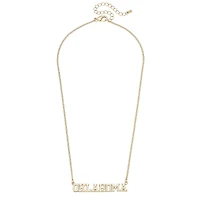 CANVAS Style Oklahoma Sooners 18k Gold-Plated Varsity Word Necklace