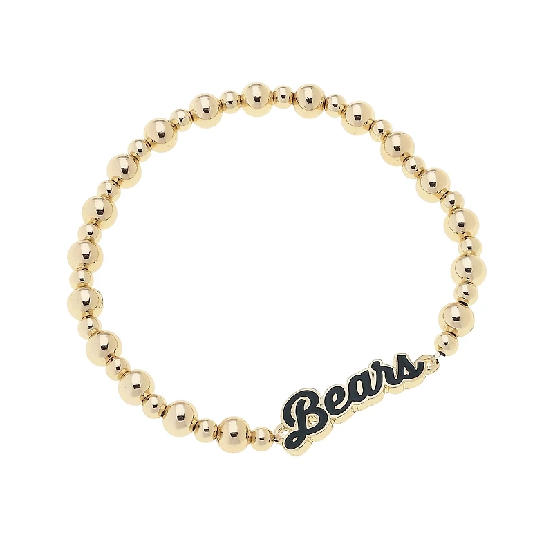 CANVAS Style Baylor Bears 18k Gold-Plated Script Stretch Bracelet