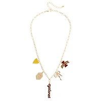 CANVAS Style Iowa State Cyclones 18k Gold-Plated Mixed Charm Collector Necklace