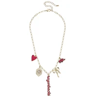 CANVAS Style Arkansas Razorbacks 18k Gold-Plated Mixed Charm Collector Necklace