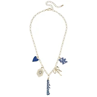 CANVAS Style Kentucky Wildcats 18k Gold-Plated Mixed Charm Collector Necklace
