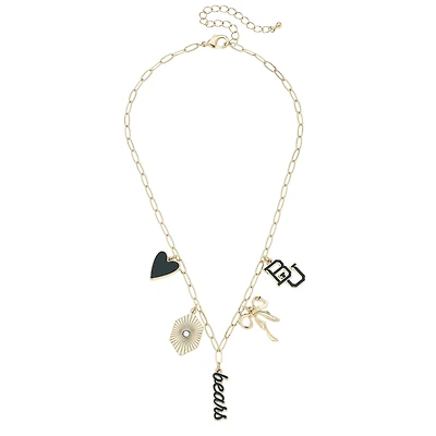 CANVAS Style Baylor Bears 18k Gold-Plated Mixed Charm Collector Necklace