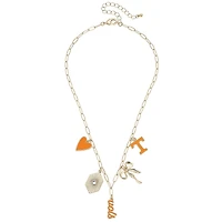 CANVAS Style Tennessee Volunteers 18k Gold-Plated Mixed Charm Collector Necklace