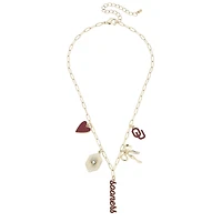 CANVAS Style Oklahoma Sooners 18k Gold-Plated Mixed Charm Collector Necklace