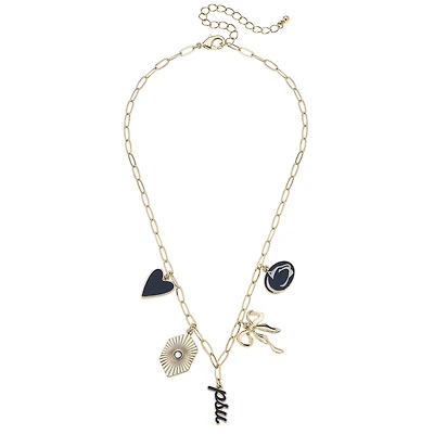 CANVAS Style Penn State Nittany Lions 18k Gold-Plated Mixed Charm Collector Necklace