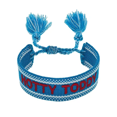 CANVAS Style Ole Miss Rebels Woven Fabric Tassel Bracelet