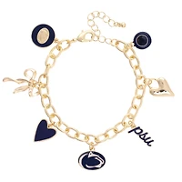 CANVAS Style Penn State Nittany Lions 18k Gold-Plated Chain Link Charm Bracelet