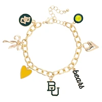CANVAS Style Baylor Bears 18k Gold-Plated Chain Link Charm Bracelet