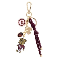 CANVAS Style Mississippi State Bulldogs 18k Gold-Plated Cluster Bag Charm