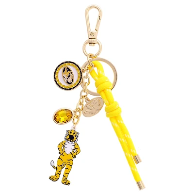 CANVAS Style Missouri Tigers 18k Gold-Plated Cluster Bag Charm
