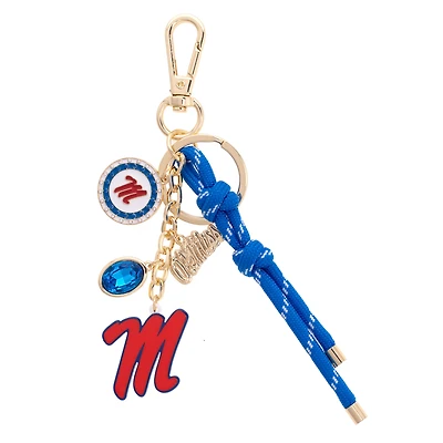 CANVAS Style Ole Miss Rebels 18k Gold-Plated Cluster Bag Charm