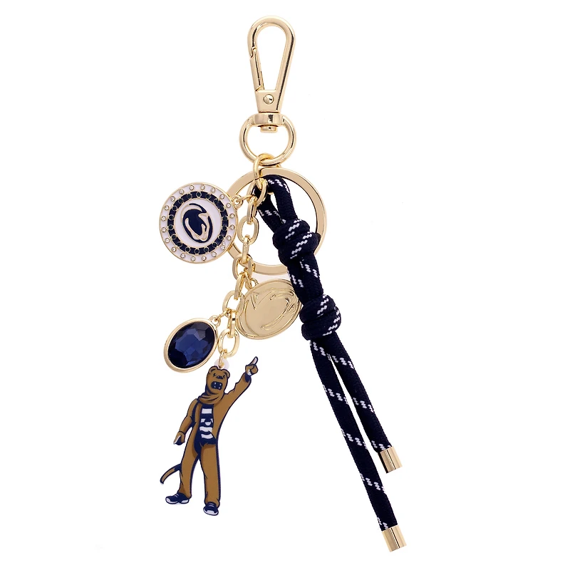 CANVAS Style Penn State Nittany Lions 18k Gold-Plated Cluster Bag Charm