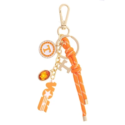 CANVAS Style Tennessee Volunteers 18k Gold-Plated Cluster Bag Charm