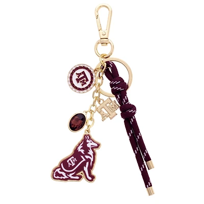 CANVAS Style Texas A&M Aggies 18k Gold-Plated Cluster Bag Charm
