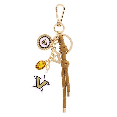 CANVAS Style Vanderbilt Commodores 18k Gold-Plated Cluster Bag Charm