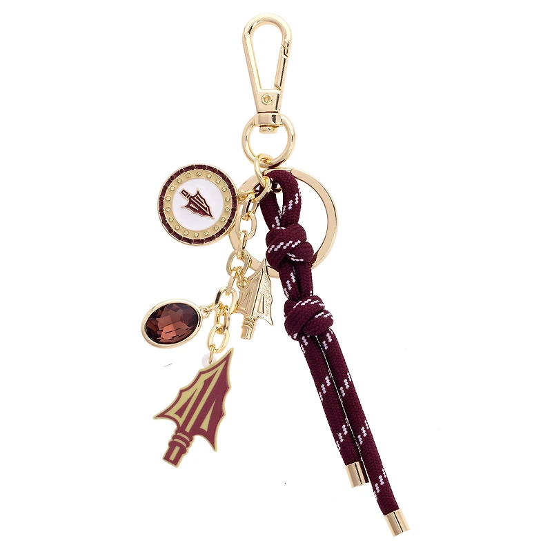 CANVAS Style Florida State Seminoles 18k Gold-Plated Cluster Bag Charm