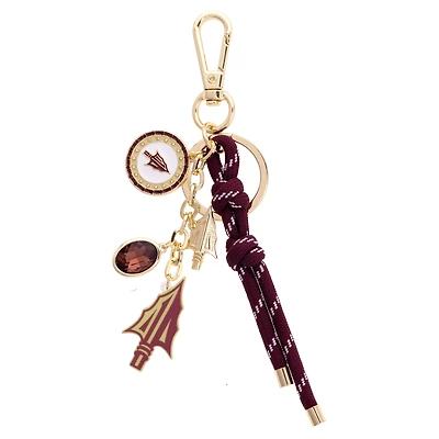 CANVAS Style Florida State Seminoles 18k Gold-Plated Cluster Bag Charm