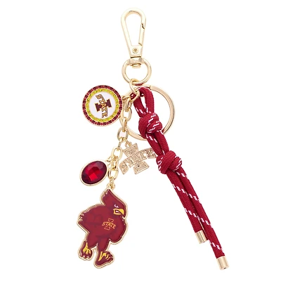 CANVAS Style Iowa State Cyclones 18k Gold-Plated Cluster Bag Charm