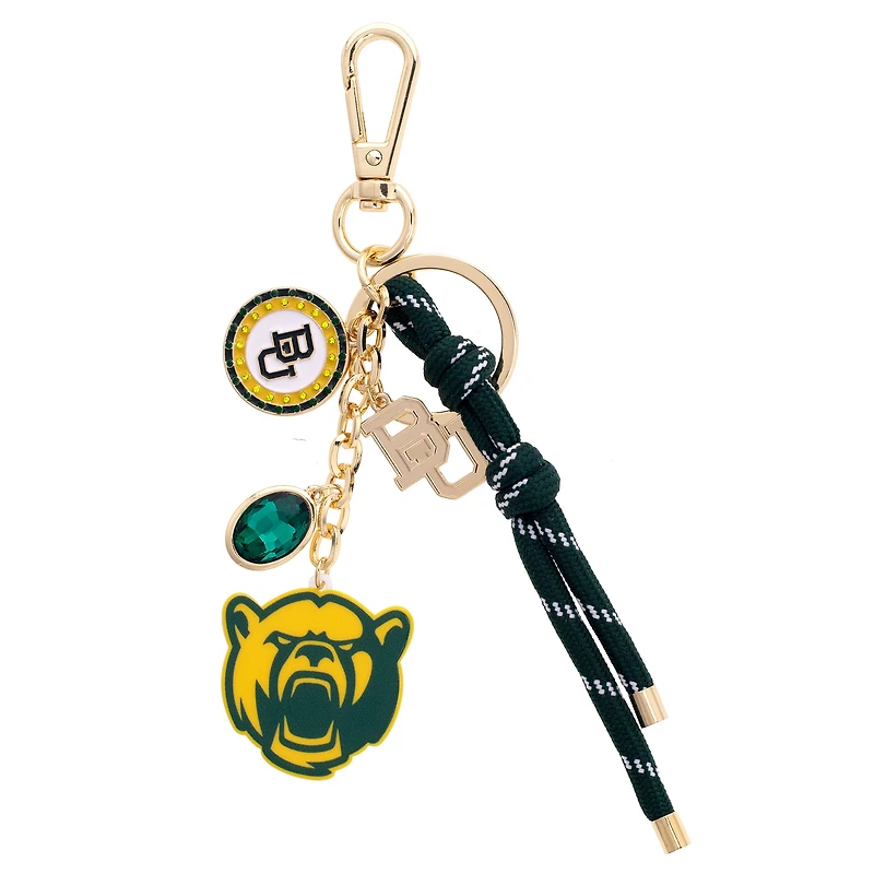 CANVAS Style Baylor Bears 18k Gold-Plated Cluster Bag Charm