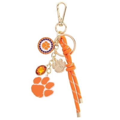 CANVAS Style Clemson Tigers 18k Gold-Plated Cluster Bag Charm