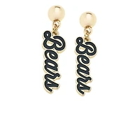 CANVAS Style Baylor Bears 18k Gold-Plated Script Drop Earring