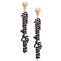 CANVAS Style Penn State Nittany Lions 18k Gold-Plated Script Drop Earring