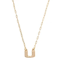 CANVAS Style Miami Hurricanes 24k Gold-Plated Pendant Necklace