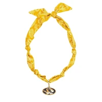 CANVAS Style Missouri Tigers Bandana Scarf Necklace with 18k Gold-Plated Pendant
