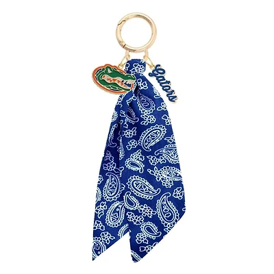 CANVAS Style Florida Gators 18k Gold-Plated Logo Bandana Scarf Bag Charm