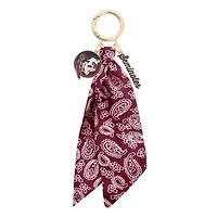 CANVAS Style Florida State Seminoles 18k Gold-Plated Logo Bandana Scarf Bag Charm
