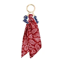 CANVAS Style Ole Miss Rebels 18k Gold-Plated Logo Bandana Scarf Bag Charm
