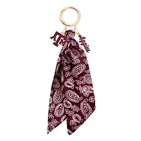 CANVAS Style Texas A&M Aggies 18k Gold-Plated Logo Bandana Scarf Bag Charm