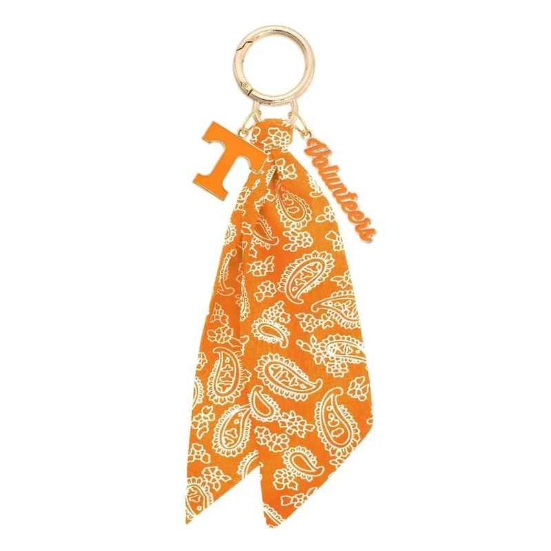 CANVAS Style Tennessee Volunteers 18k Gold-Plated Logo Bandana Scarf Bag Charm