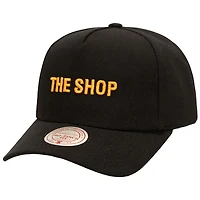Men's Mitchell & Ness x The Shop Black Fanatics Fest Pro Pinch Snapback Hat