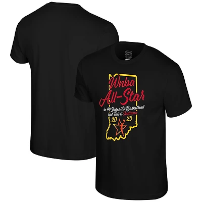 Unisex Stadium Essentials Black 2025 WNBA All-Star Game Home State T-Shirt
