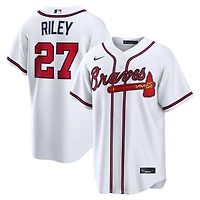 Men's Nike Austin Riley White Atlanta Braves Home Replica Jersey