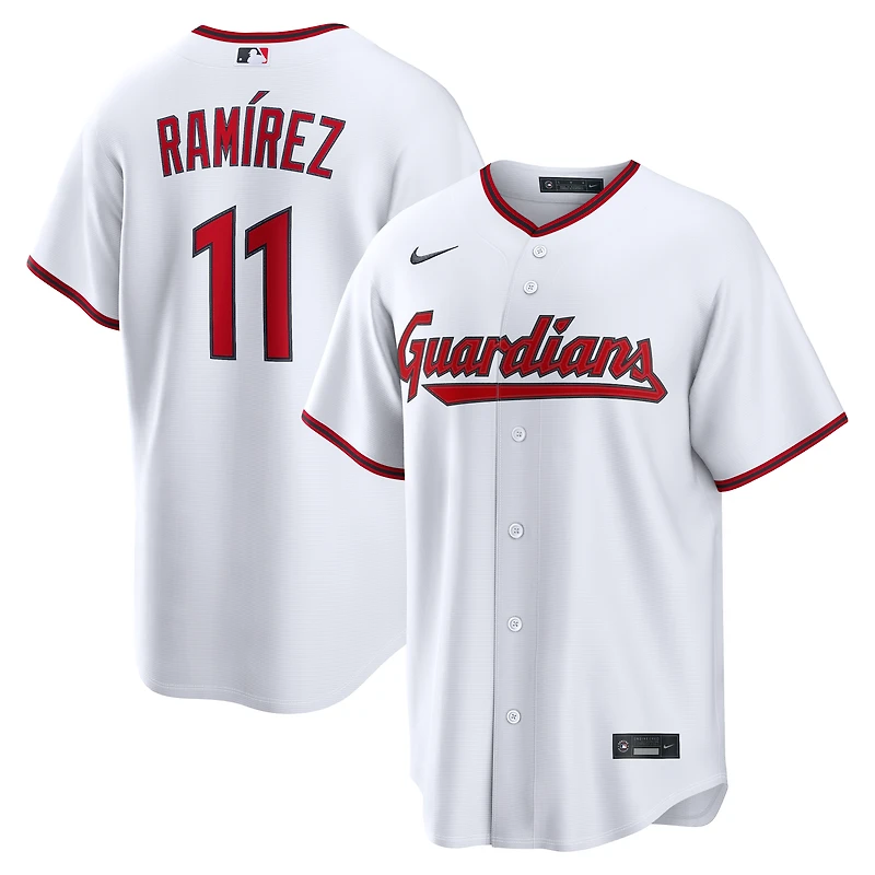 Men's Nike José Ramírez White Cleveland Guardians Home Replica Jersey