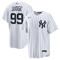 Men's Nike Aaron Judge White New York Yankees Home Replica Jersey