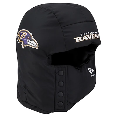 Men's New Era Black Baltimore Ravens Puffer Balaclava