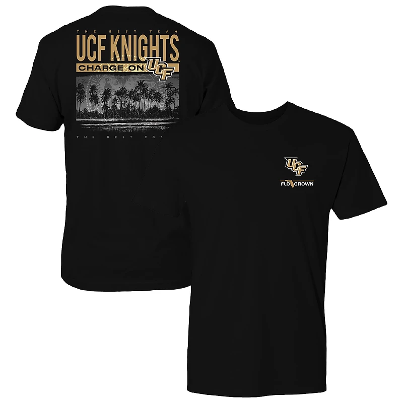 Men's FloGrown Black UCF Knights Best Beach T-Shirt