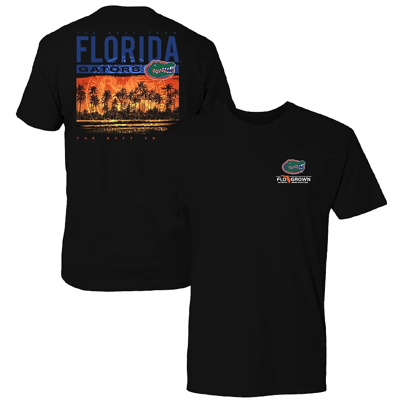 Men's FloGrown  Black Florida Gators Best Beach T-Shirt