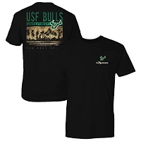 Men's FloGrown  Black South Florida Bulls Best Beach T-Shirt