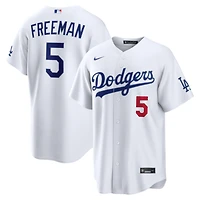 Men's Nike Freddie Freeman White Los Angeles Dodgers Home Stadium Jersey