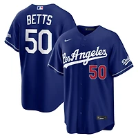 Men's Nike Mookie Betts Royal Los Angeles Dodgers Alternate Stadium Jersey